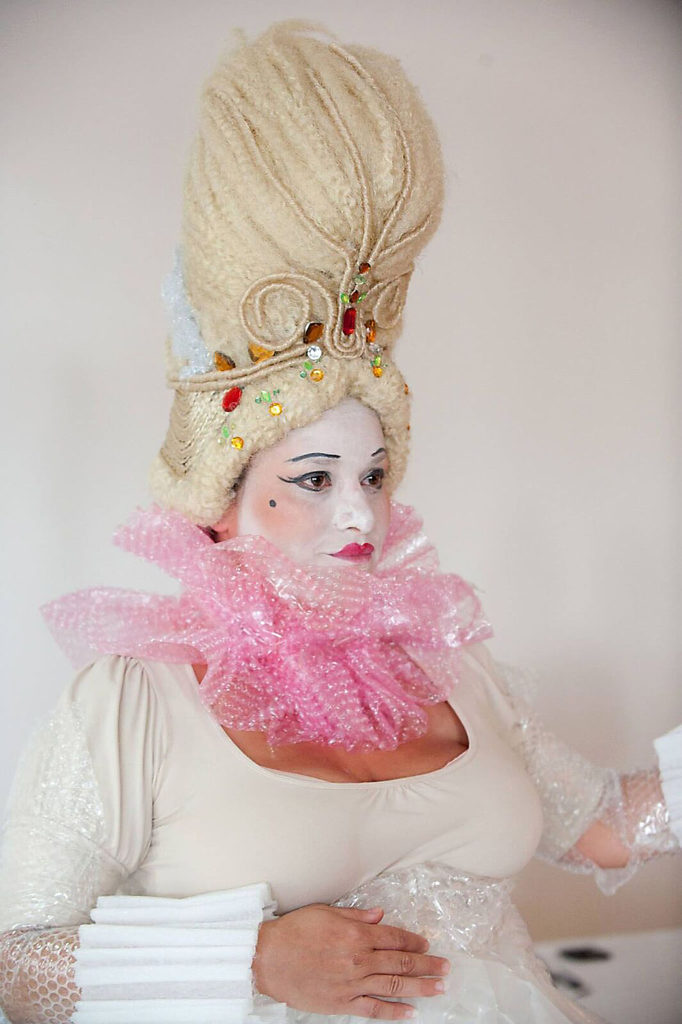 PorcelaReina (Queen Series), performance portrait by Melissa Bush